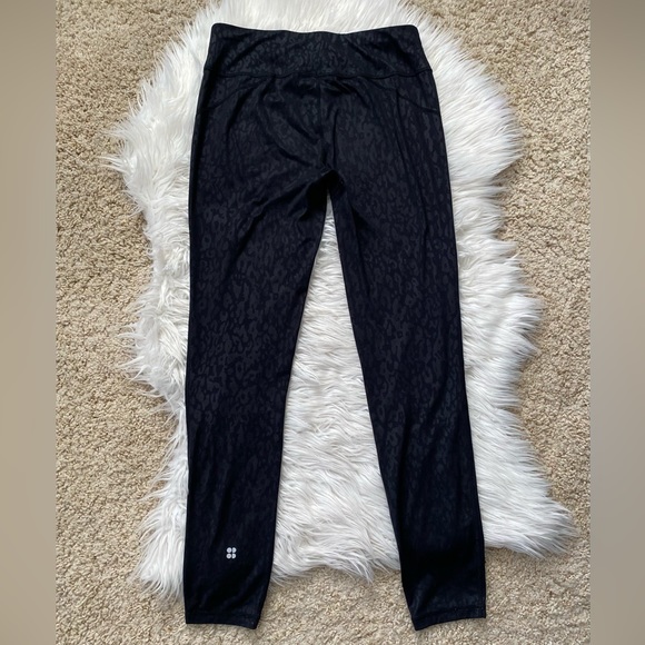 {Sweaty Betty} All Day High Waist Embossed Leggings in Black - Women’s Small - Picture 5 of 9